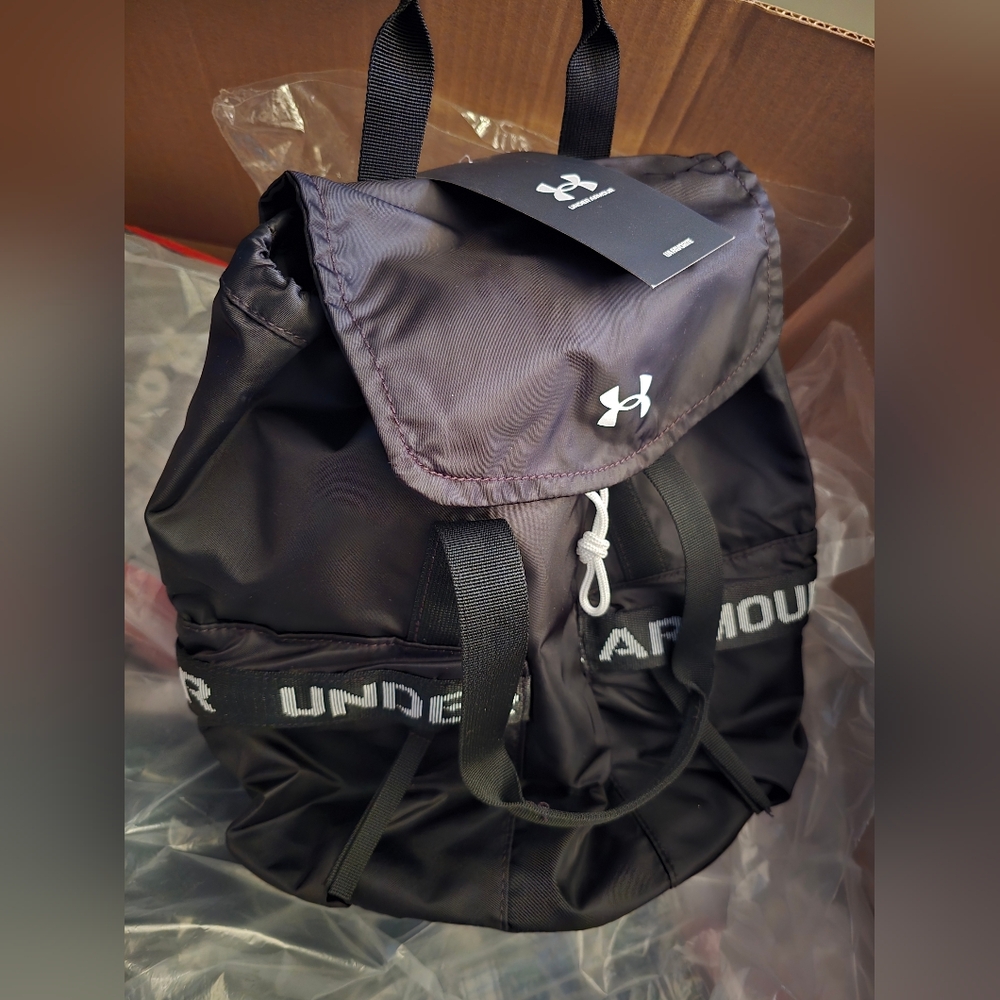 Under Armour Black Backpack Knapsack